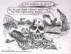 Pentekening Amerika - Liberalen bashen (lijst optie), Antiek en Kunst, Verzenden