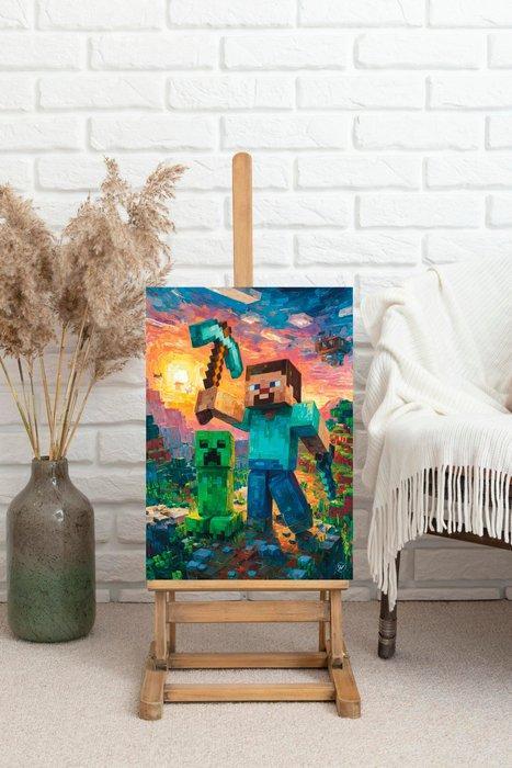 SDIMART - Minecraft - Steve and Creeper Lego Art Limited, Kinderen en Baby's, Speelgoed | Duplo en Lego