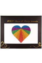 PXP Gezicht Sticker Face Jewels Rainbow Heart, Hobby en Vrije tijd, Verzenden, Nieuw