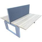 Dubbel bureau, Huis en Inrichting, Bureaus, Verzenden, In hoogte verstelbaar, Zo goed als nieuw, Bureau