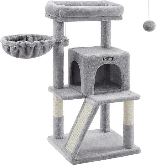 Krasplatform - MegaScratch - Groot formaat – Lichtgrijs, Dieren en Toebehoren, Katten-accessoires, Nieuw, Ophalen of Verzenden