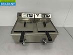 Friteuse double en acier inoxydable Friteuse 2 x 14 litres 2, Verzenden