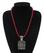 Rubis-Médaillon Talisman Saint Georges : Protection &