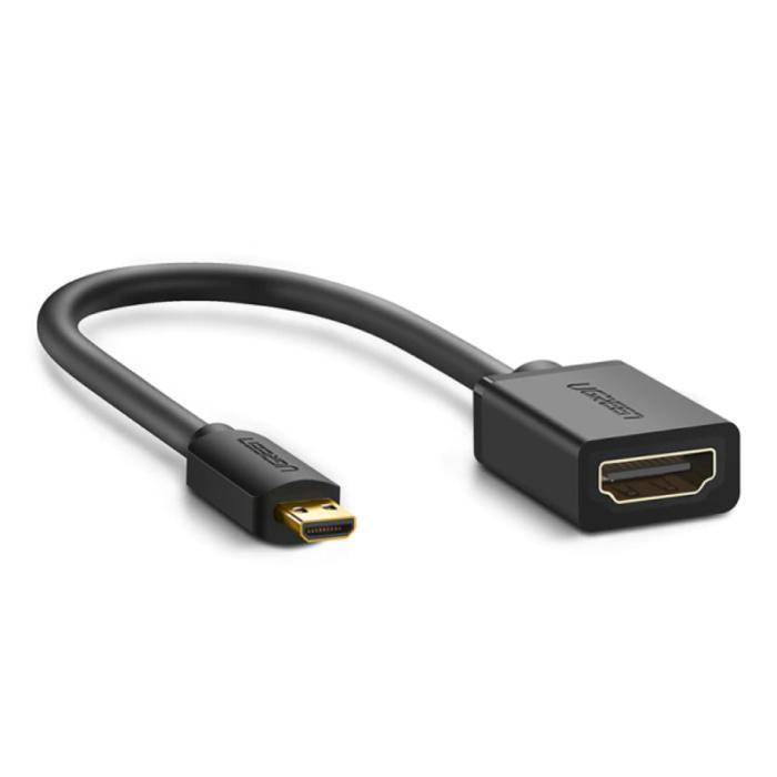 Micro-HDMI naar HDMI Converter Adapter Kabel - 4K 60Hz High, Computers en Software, Pc- en Netwerkkabels, Nieuw, Verzenden