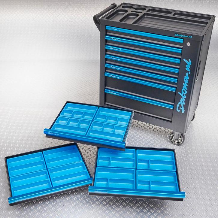 Datona Gereedschapswagen met vakverdelingen - Datona, Doe-het-zelf en Bouw, Gereedschapskisten, Ophalen of Verzenden