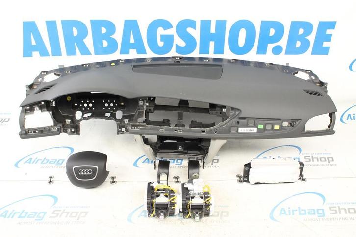 Airbag set Dashboard blauw grijs met grote gordel Audi A6 4G, Auto-onderdelen, Dashboard en Schakelaars, Gebruikt, Audi