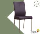 Leren eetkamerstoel Comfort - Toledo Aubergine (paars) -, Huis en Inrichting, Stoelen, Overige kleuren, Nieuw, Leer, Ophalen of Verzenden
