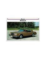 1979 BUICK RIVIERA S  LEAFLET NEDERLANDS, Ophalen of Verzenden