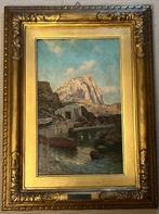 Giuseppe Giardiello (1887-1920), attribuito a - Villaggio di, Antiek en Kunst