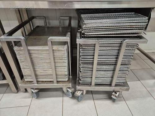 Inox plateaukarren (3x) NN, Huis en Inrichting, Keuken | Keukenbenodigdheden, Ophalen