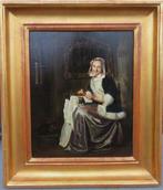 Gabriel Metsu (1629–1667), After - Lady Working Lace, Antiek en Kunst