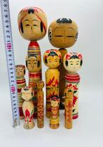 Poupées Kokeshi japonaises traditionnelles – période Showa –