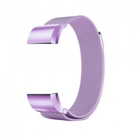 Metalen armband voor Fitbit Charge 2 magneet slot Paars, Télécoms, Télécommunications Autre, Envoi
