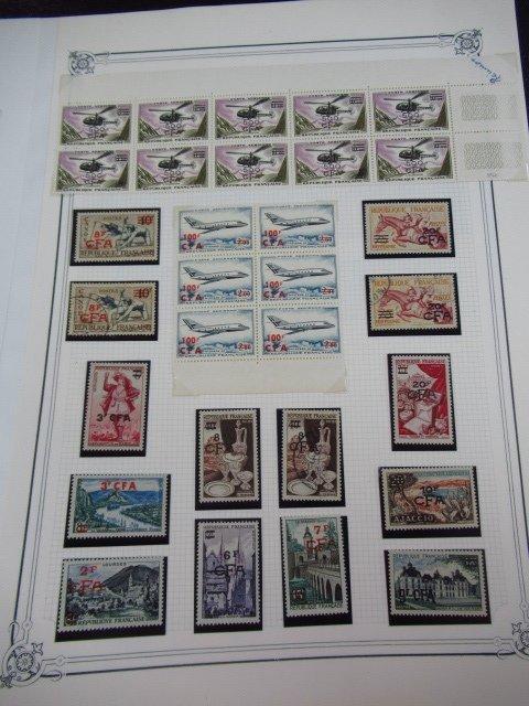 Réunion 1949/1967 - kust 470 €, verzamelalbum met postzegels, Postzegels en Munten, Postzegels | Europa | Frankrijk