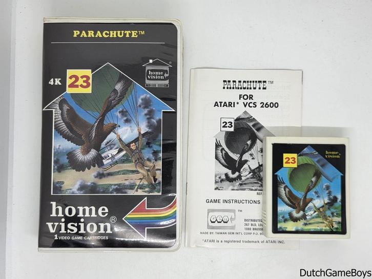 Atari - Home Vision - Nr 23 - Parachute, Games en Spelcomputers, Spelcomputers | Atari, Gebruikt, Verzenden