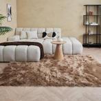 Tapis à pile haute - marron - 160 x 230 cm, Verzenden