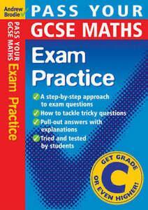 Pass your GCSE maths: Exam practice by Andrew Brodie, Livres, Livres Autre, Envoi