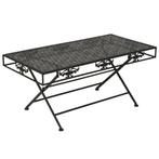 vidaXL Salontafel vintage stijl inklapbaar 100x50x45 cm, Huis en Inrichting, Tafels | Salontafels, Verzenden, Nieuw