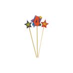 Kaarsen Set 4 Jaar Sterren 26cm 3st, Hobby en Vrije tijd, Verzenden, Nieuw