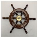 Bieden: Mahogany Wooden Boat Steering Wheel, Watersport en Boten, Ophalen of Verzenden, Nieuw