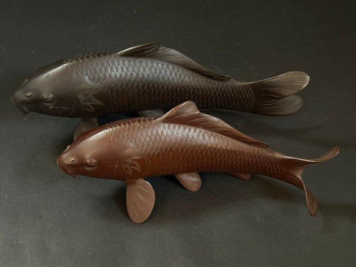 Koper - Nobumitsu () - Meesterlijk gedetailleerde bronzen, Antiquités & Art, Antiquités | Autres Antiquités