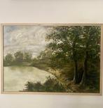 F. Borghi (XX) - Scorcio di lago