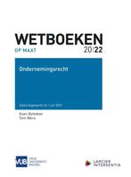 Ondernemingsrecht 2022-2023 / Wetboeken op maat Tom Wera, Boeken, Verzenden, Gelezen, Tom Wera