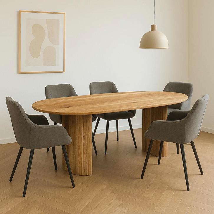 Mangohouten Eettafel Maeve 180x100 cm, Huis en Inrichting, Tafels | Eettafels, Nieuw, Overige houtsoorten, Overige vormen, Verzenden