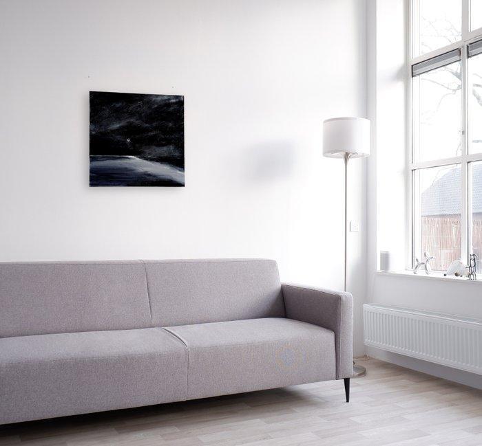 Matthieu van Riel - Moonlight, Antiek en Kunst, Kunst | Schilderijen | Modern