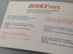 Dinky Toys - Voiture miniature - Dinky Toys Catalogue -, Nieuw