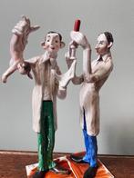 Beeldje - Dokters (2) - Aardewerk, Antiek en Kunst