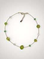 24 karaat - vetro di Murano, Geel goud - Halsketting - Glas