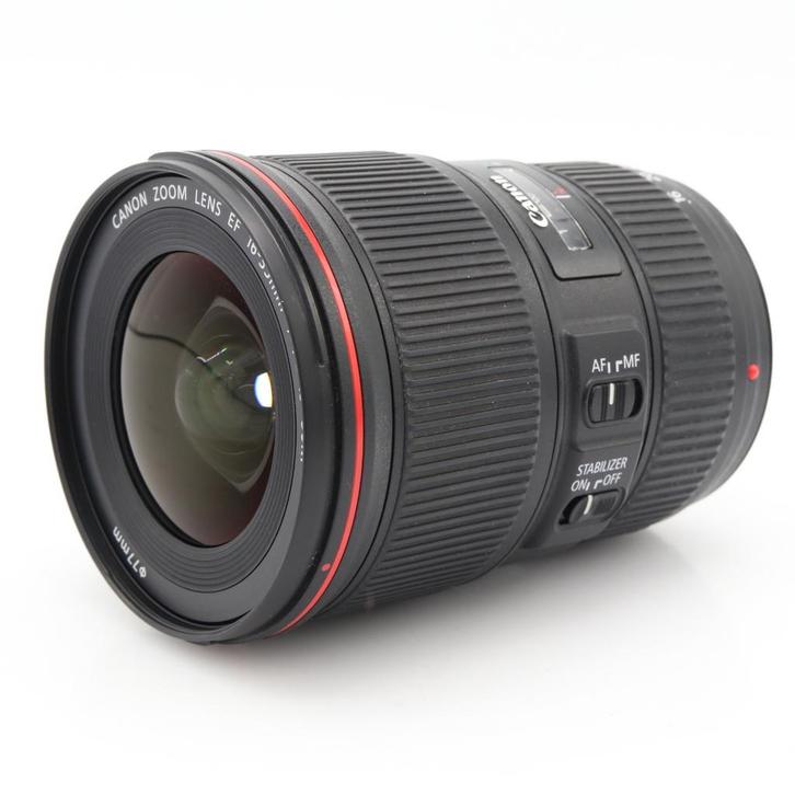 Canon EF 16-35mm f/4 L IS USM | Tweedehands, Audio, Tv en Foto, Foto | Lenzen en Objectieven, Zo goed als nieuw, Verzenden