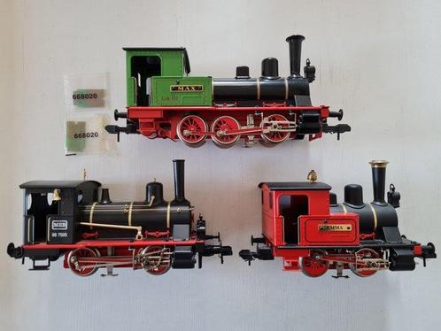 Märklin 1 - Modeltrein locomotief (3) - 3x Stoomlocomotieven, Hobby en Vrije tijd, Modeltreinen | Overige schalen