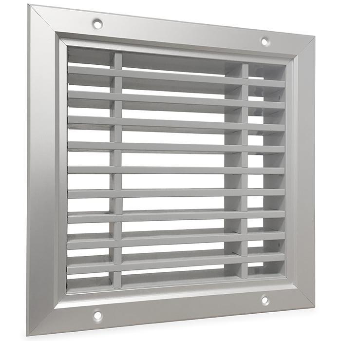 Brandwerend lamellenrooster 200 x 200mm, Doe-het-zelf en Bouw, Ventilatie en Afzuiging, Nieuw, Verzenden