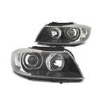 PHARES BMW E90 E91 05-08 ANGEL EYES LED CCFL FOND NOIR, Auto-onderdelen, Verlichting, Verzenden, Nieuw