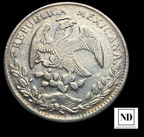 Mexico. 8 Reales 1886 - Guanajuato, Postzegels en Munten, Munten | Europa | Niet-Euromunten