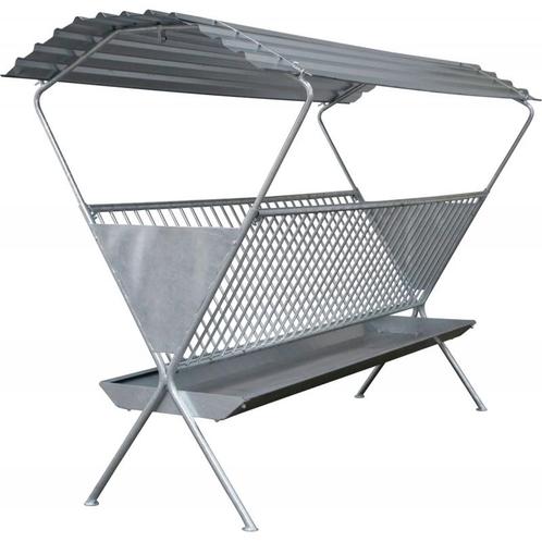 Voederruif en hooiruif voor schapen met dak - ( l 300 x b, Dieren en Toebehoren, Overige Dieren-accessoires, Nieuw