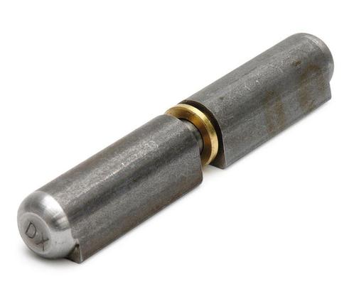 Aanlaspaumelle stalen pen messing ring 140x20 mm blank staal, Doe-het-zelf en Bouw, Hang- en Sluitwerk, Klink of Kruk, Nieuw, Overige materialen