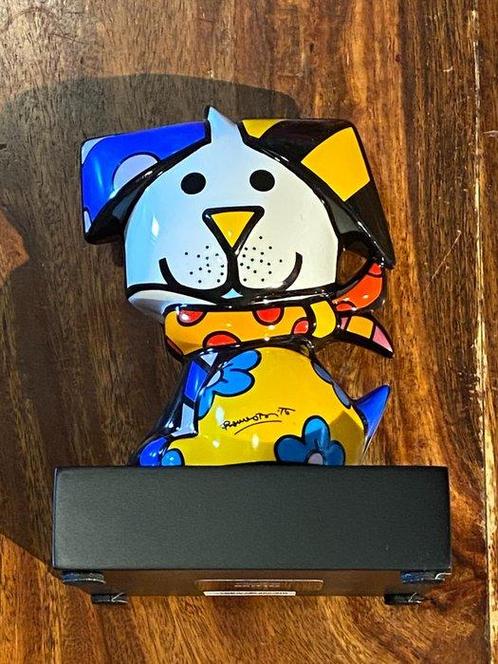 Romero Britto (1963) - sculptuur, COCO - 13.5 cm - Hout,, Antiek en Kunst, Antiek | Overige Antiek