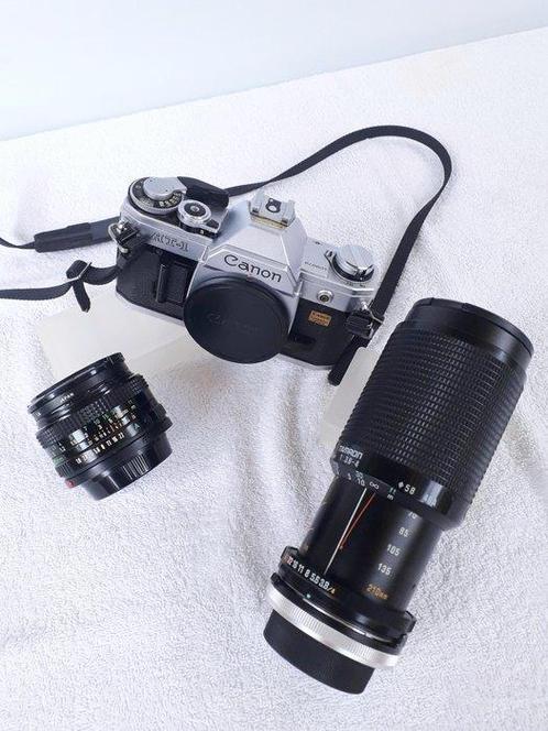 Canon AT-1 + FD 1,8/50mm + Tamron 3.8-4/70-210mm | Analoge, Audio, Tv en Foto, Fotocamera's Analoog