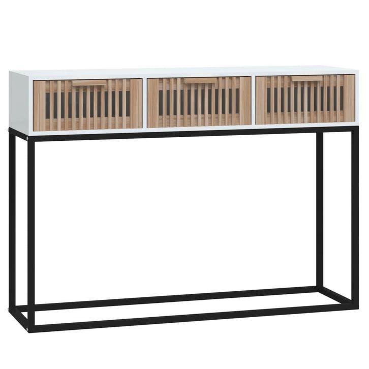 Wandtafel 105x30 Wit - OP=OP - Praktisch & Decoratief!, Huis en Inrichting, Bureaus, Nieuw, Bureau, Verzenden