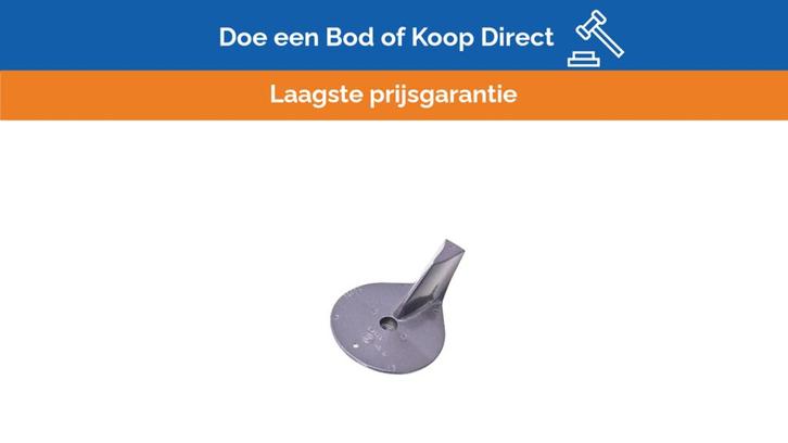 Bieden: OMC zink outboard trim tab engine anode, Watersport en Boten, Bootonderdelen, Ophalen of Verzenden