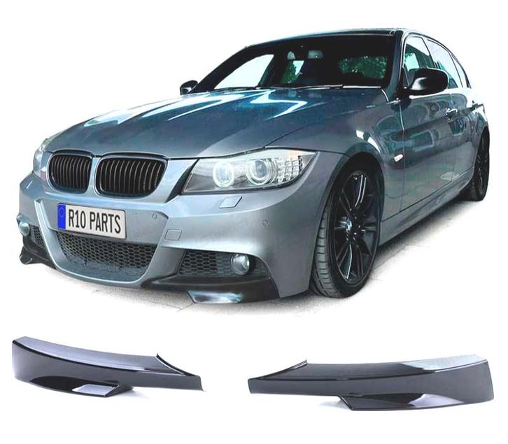 SPLITTERS PARE CHOCS BMW E90 E91 08-12 LOOK M NOIR BRILLANT, Auto-onderdelen, Carrosserie, Verzenden