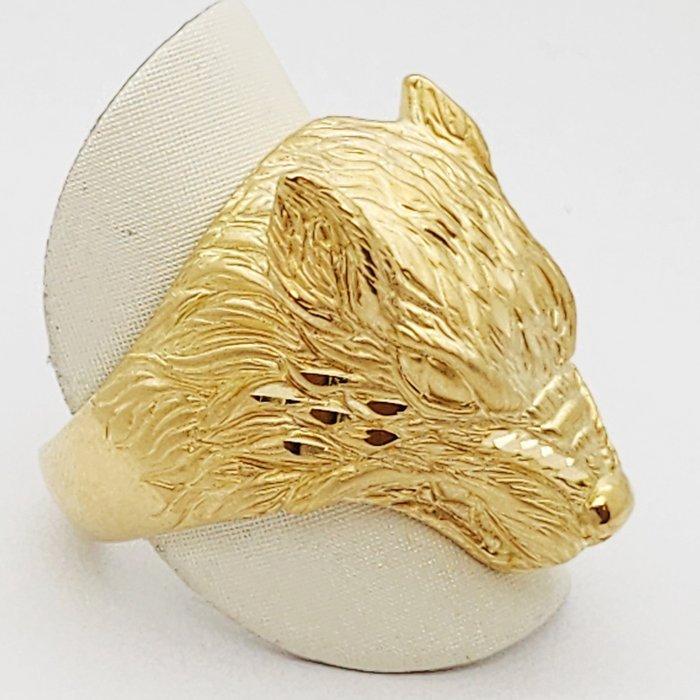 Ring - 18 karaat Geel goud, Handtassen en Accessoires, Ringen