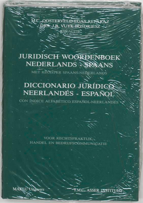 Juridisch woordenboek Diccionario juridico 9789062152711, Boeken, Overige Boeken, Gelezen, Verzenden