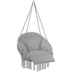 tectake Hangstoel Samira - grijs, Verzenden, Nieuw