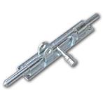 Hangslotgrendel verticaal 250 mm verzinkt, Doe-het-zelf en Bouw, Nieuw, Overige materialen, Klink of Kruk