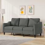 vidaXL Driezitsbank 180 cm stof donkergrijs, Huis en Inrichting, Zetels | Zetels, Verzenden, Nieuw