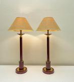 Kullmann - Tafellamp - Twee vintage tafellampen - Messing en